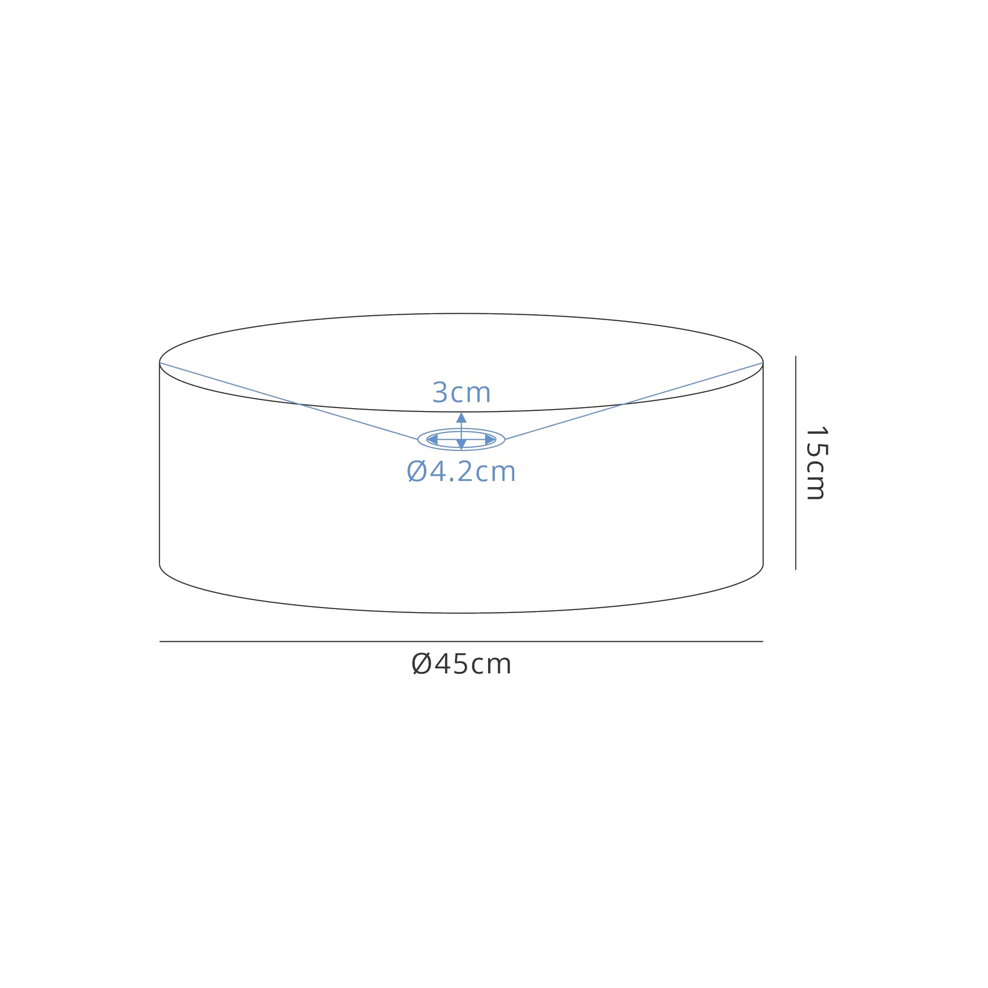 Banyan 45cm 3 Light Pendant Matt Black, White DK1007  Deco Banyan MB WH